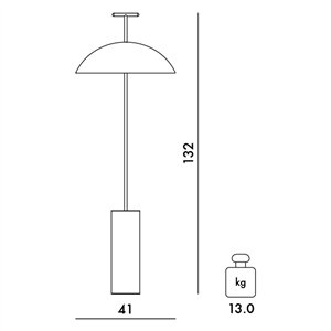Lámpara de pie Geen-A Kartell