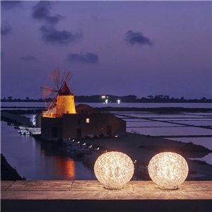 Lámpara sobremesa Planet baja Kartell