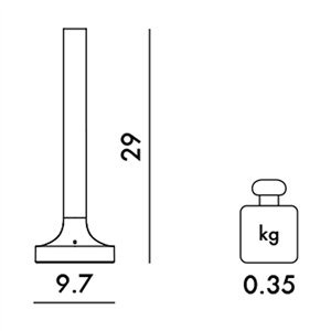 Lámpara sobremesa Goodnight Kartell