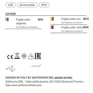 Lámpara sobremesa Pina Indoor Zafferano