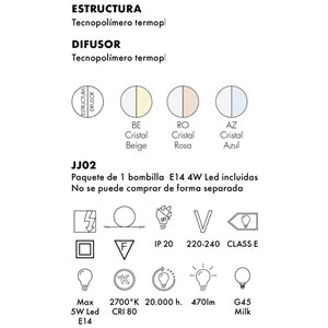 Lámpara sobremesa Light-Air Tissue Kartell