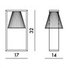 Lámpara sobremesa Light-Air Tissue Kartell