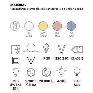 Lámpara colgante Light-Air Kartell