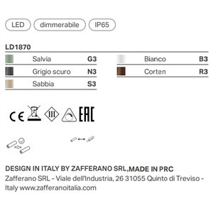 Lámpara sobremesa Ofelia Pro Zafferano