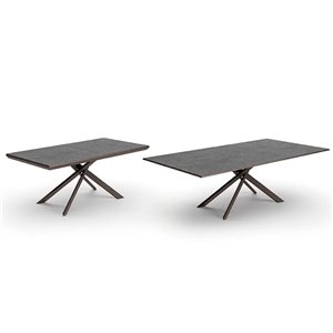 Mesa 4x4 extensible cerámica Ozzio Design