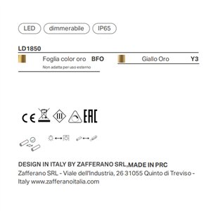 Lámpara sobremesa Olivia Zafferano