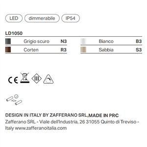 Lámpara sobremesa Push-up Zafferano