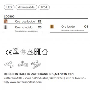 Lámpara sobremesa Olimpia Indoor Zafferano