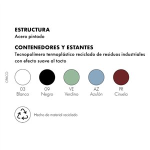 Contenedor Mobil Mat Kartell