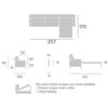Sofá cama chaise lounge Baden Francés Bañón