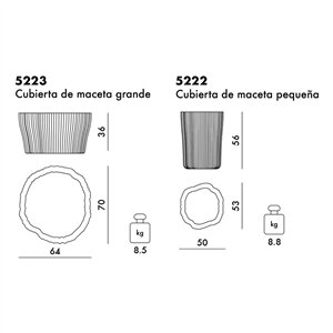Macetero Corteza Kartell