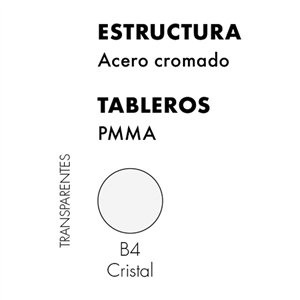 Mesa carrito Flip Kartell