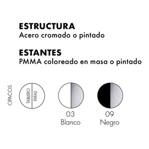 Mesita auxiliar Trays rectangular Kartell