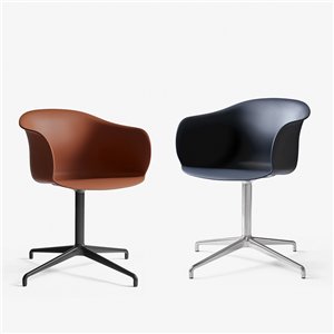 Silla Elefy plástico giratoria &Tradition