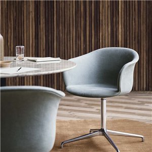 Silla Elefy tapizada &giratoria Tradition