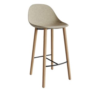 Taburete Mate Wood Enea