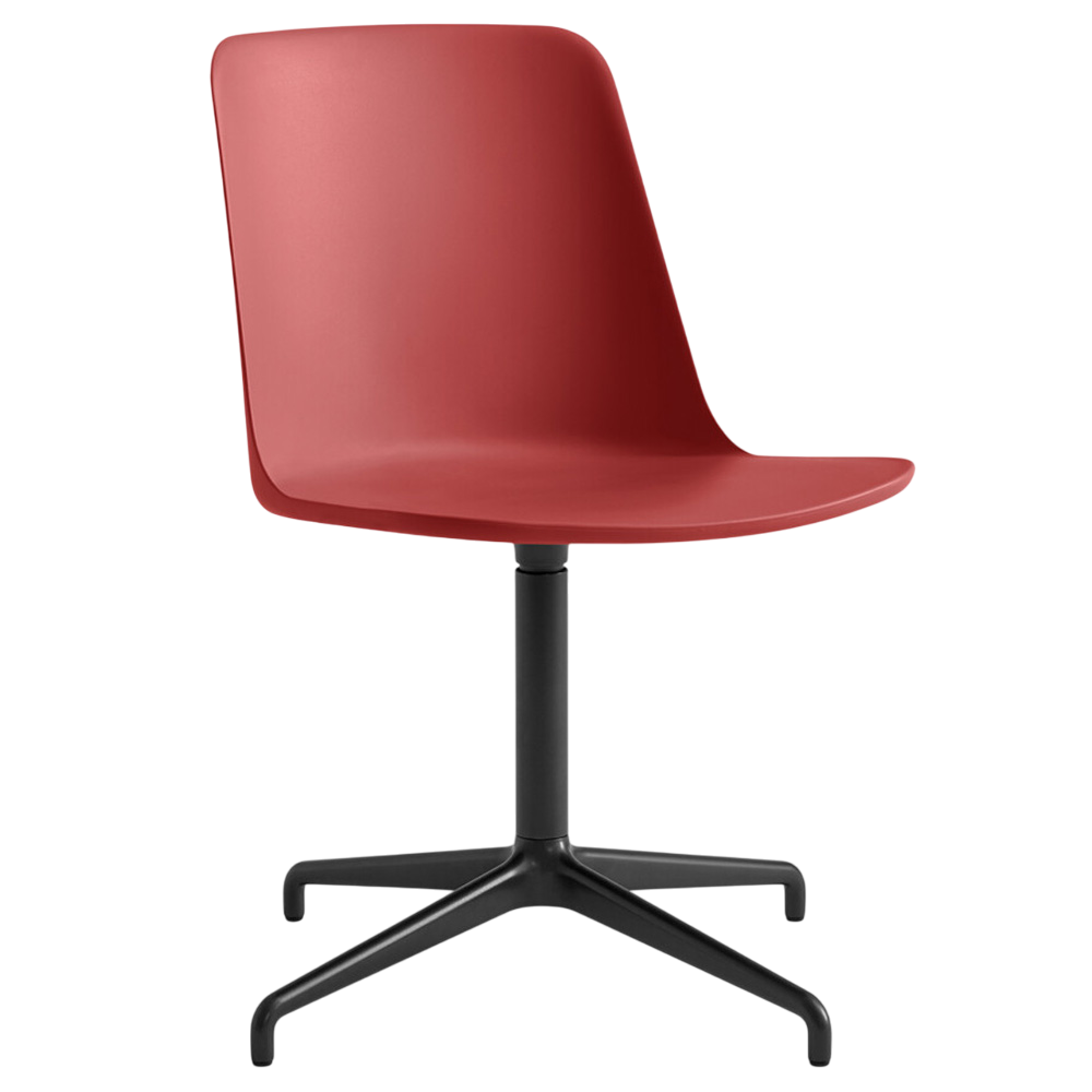 Silla Rely plástico giratoria &Tradition