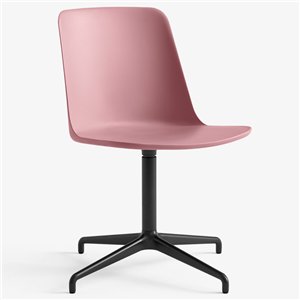 Silla Rely plástico giratoria &Tradition