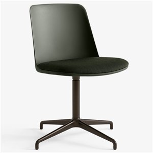 Silla Rely plástico giratoria &Tradition