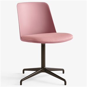 Silla Rely plástico giratoria &Tradition