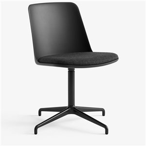 Silla Rely plástico giratoria &Tradition