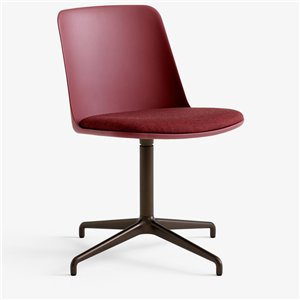 Silla Rely plástico giratoria &Tradition