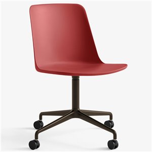 Silla Rely plástico giratoria &Tradition