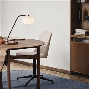 Silla Rely tapizada giratoria &Tradition