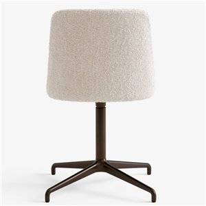 Silla Rely tapizada giratoria &Tradition