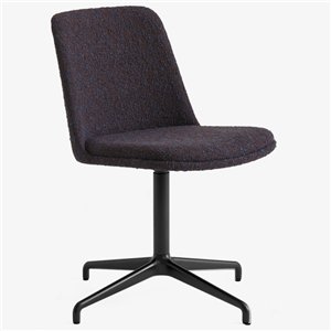 Silla Rely tapizada giratoria &Tradition