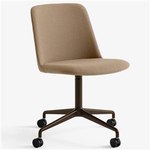 Silla Rely tapizada giratoria &Tradition