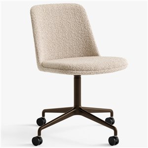 Silla Rely tapizada giratoria &Tradition