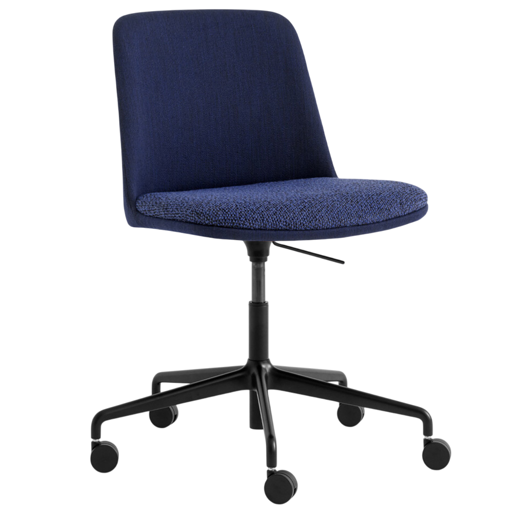 Silla Rely regulable tapizado doble &Tradition