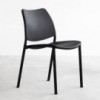 Silla Gas Negra polipropileno de Stua. Excelente silla para usar en oficina.