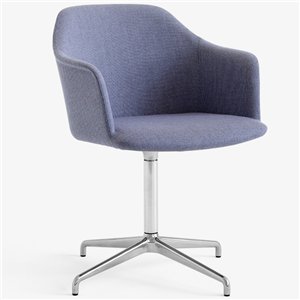 Sillón Rely tapizado giratorio &Tradition