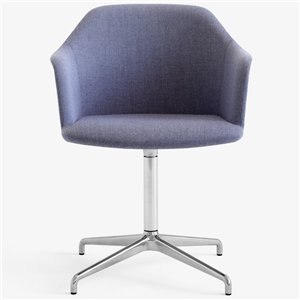 Sillón Rely tapizado giratorio &Tradition
