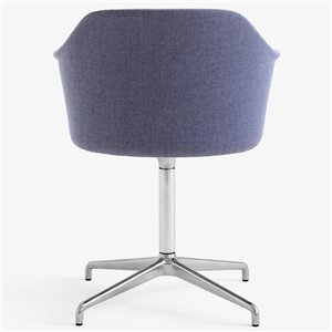 Sillón Rely tapizado giratorio &Tradition