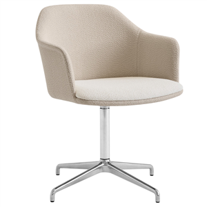 Sillón Rely giratorio tapizado doble &Tradition