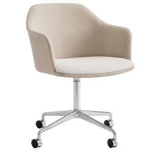 Sillón Rely giratorio tapizado doble &Tradition