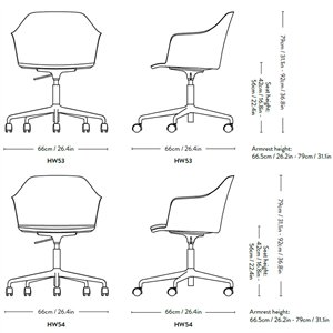 Sillón Rely plástico regulable &Tradition