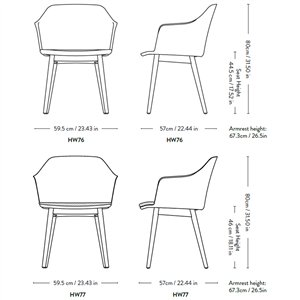 Sillón Rely madera &Tradition