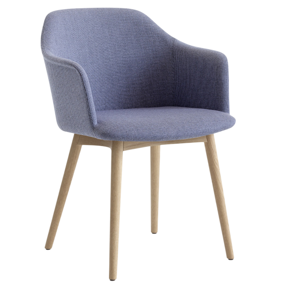 Sillón Rely madera tapizada &Tradition