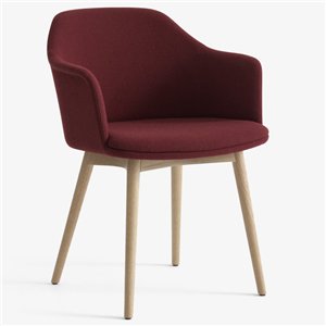 Sillón Rely madera tapizada &Tradition