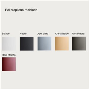 Taburete Rely respaldo bajo &Tradition