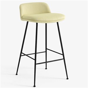 Taburete Rely respaldo bajo tapizado &Tradition