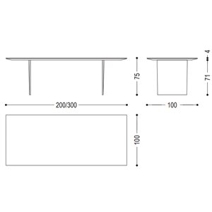Mesa Light rectangular Riva1920