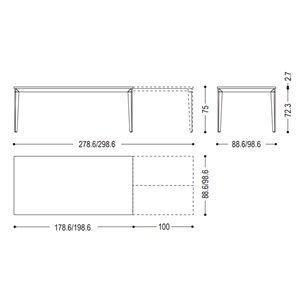 Mesa Prime extensible Riva1920