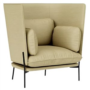 Butaca Cloud respaldo alto &Tradition