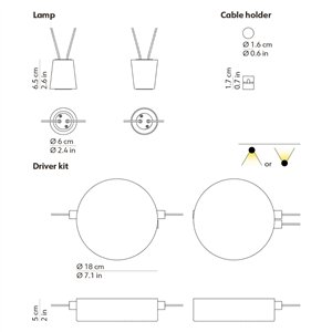 Lámpara suspensión Sling Kundalini