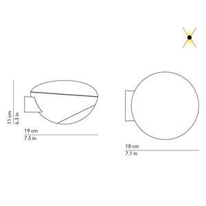 Aplique pared Tua Kundalini